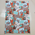 Cowboy cactus aztec little baby blanket