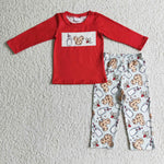 BLP0123 Cookie children's boutique clothing kids boys christmas outfits-promotion 2024.11.30