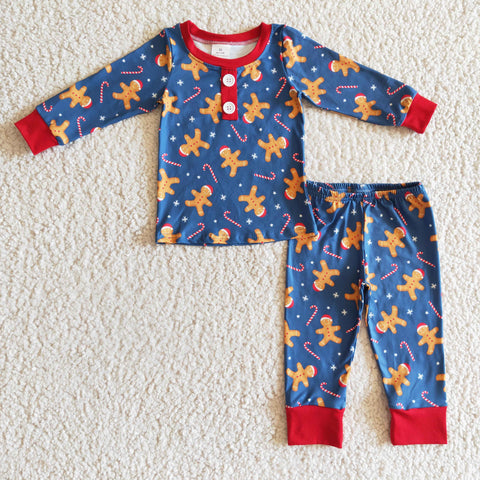 BLP0134 Christmas clothes kids sleep wear sets baby boys ginger outfit-promotion 2024.12.7