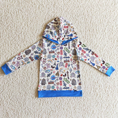 Children's cartoon boys kids hoodie tops