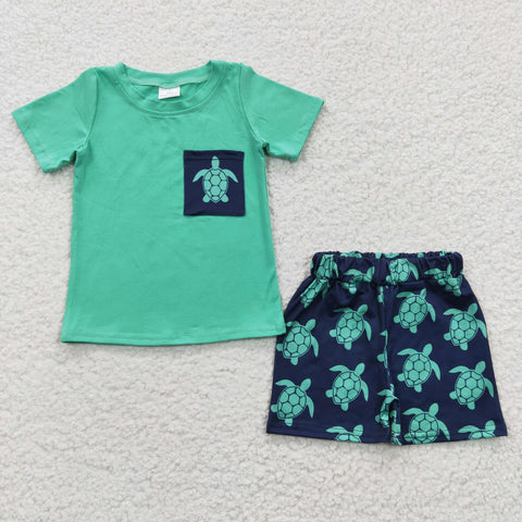 Boys Turtle Pocket Shorts Outfit