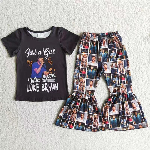 D2-18 Luke just a girl baby bell bottom outfit-promotion 2024.6.22
