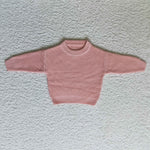 Girl Pink Winter Long Sleeve Sweater Girl's Clothes