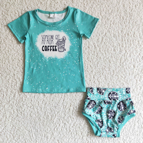 GBO0007 Baby Blue Coffee Short Sleeve Brief Suit-promotion 2024.6.8
