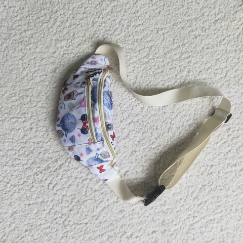 Girl Cute Castle Print Kids Girls Small Bags