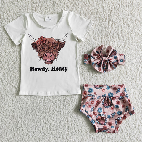 GBO0010 Baby White Cow Print Bummie Sets-promotion 2024.6.15
