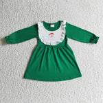 GLD0108 Children's clothing dress kids girls green dresses baby christmas dresses for girls-promotion 2024.8.31