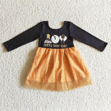 GLD0138 Happy new year baby tulle dresses kids dresses with bow-promotion 2024.9.14