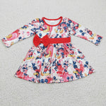 Valentine's day baby boutique clothes kids cartoon dress