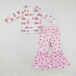 GLP1115 Valentine's Day tractor heart girls outfits