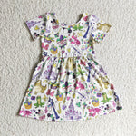 Kids mardi gras clothing carnival children dresses