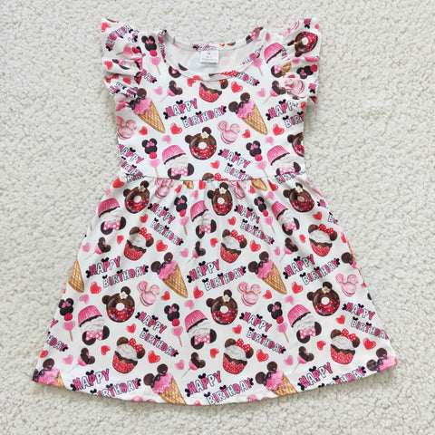 GSD0170 Mouse donuts kids girls flying dress-promotion 2024.6.22