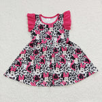 GSD0214 Girls leopard summer flying dress-promotion 2024.6.29