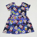 GSD0244  Cute cartoon baby girl summer purple dress-promotion 2024.12.21