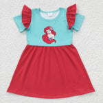 GSD0250  Baby girls raglan sleeve mermaid dress-promotion 2024.12.21