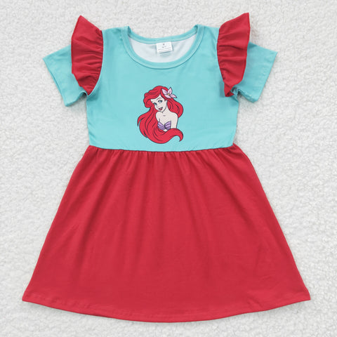 GSD0250  Baby girls raglan sleeve mermaid dress-promotion 2024.12.21