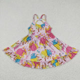 Kids princess strap summer dress