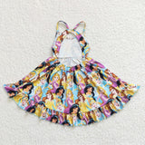 Kids princess strap boutique twirl dress