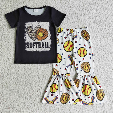 Softball children's toddler outfit girls clothes boutiques