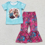 Western gem horse baby boutique clothes outfit