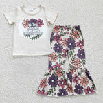 Someone smiles today flower children outfit