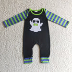 Embroidered baby clothing baby boys ghost rompers kids boys halloween clothes