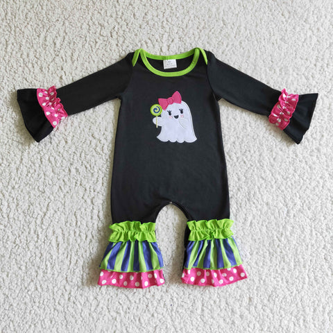 Baby girls toddlers newborn halloween ghost clothing infants cute rompers