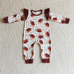 Football newborn clothes jumpsuit infant boutique toddlers