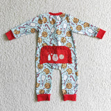 Christmas Cookie Milk Newborn Baby Gilrs Rompers