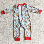 Cookie newborn christmas toddlers baby boys rompers