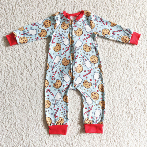 Cookie newborn christmas toddlers baby boys rompers