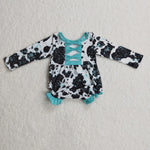 Newborn baby romper clothing infants cow rompers