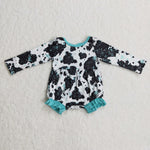 Newborn baby romper clothing infants cow rompers