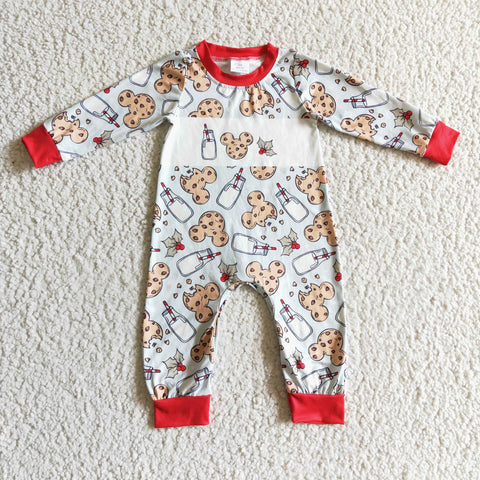 Mouse cookies christmas infants boys rompers