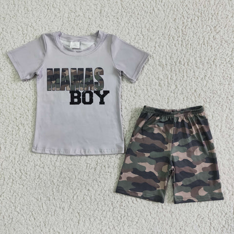 Mama's Boy Short Sleeve Shirt Boy Summer Clothes Outfit