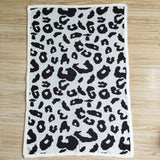 Leopard Print Wool Material Baby Kids Thicker Blankets