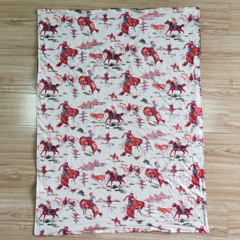 Infant Horseback Riding Baby Blankets