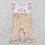 Easter clothing embroidered infants girls romper