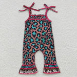 Baby newborn wear strap leopard bodysuit