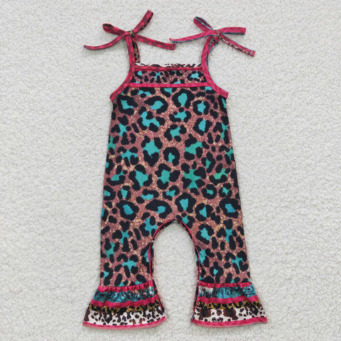 Baby newborn wear strap leopard bodysuit