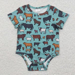 Farm animals toddler kids onesie romper