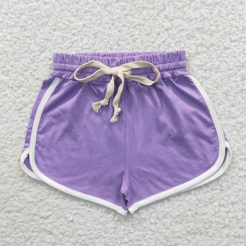 Girls summer purple shorts