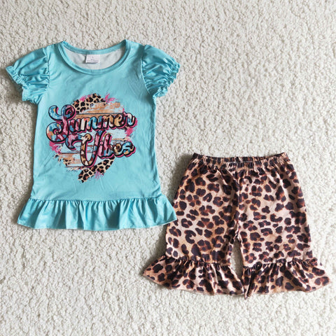 B12-30 Blue Summer Vibes Leopard Shorts Summer Outfits-promotion 2024.3.16