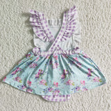 Floral backless skirt Baby Summer Romper